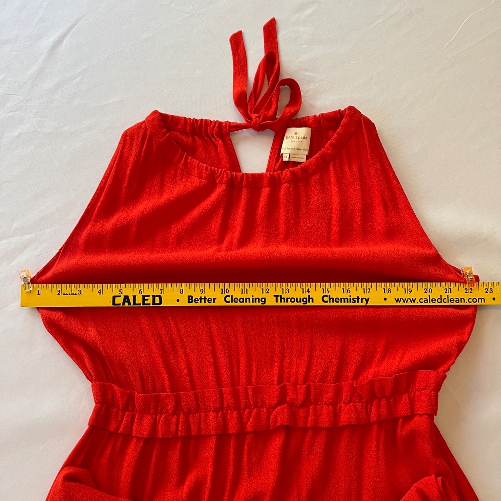 Kate Spade Red Dress Sz14 - Picture 8 of 12